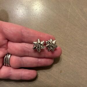 Kate Spade Silver Star Shaped Earrings